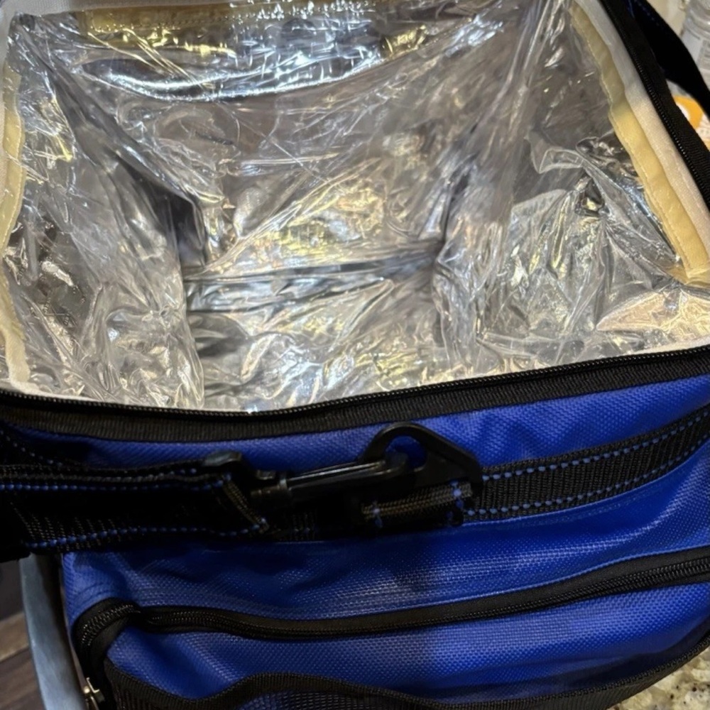 California Innovations ThermalWhiz Blue Portable Cooler Bag - Picture 6 of 11